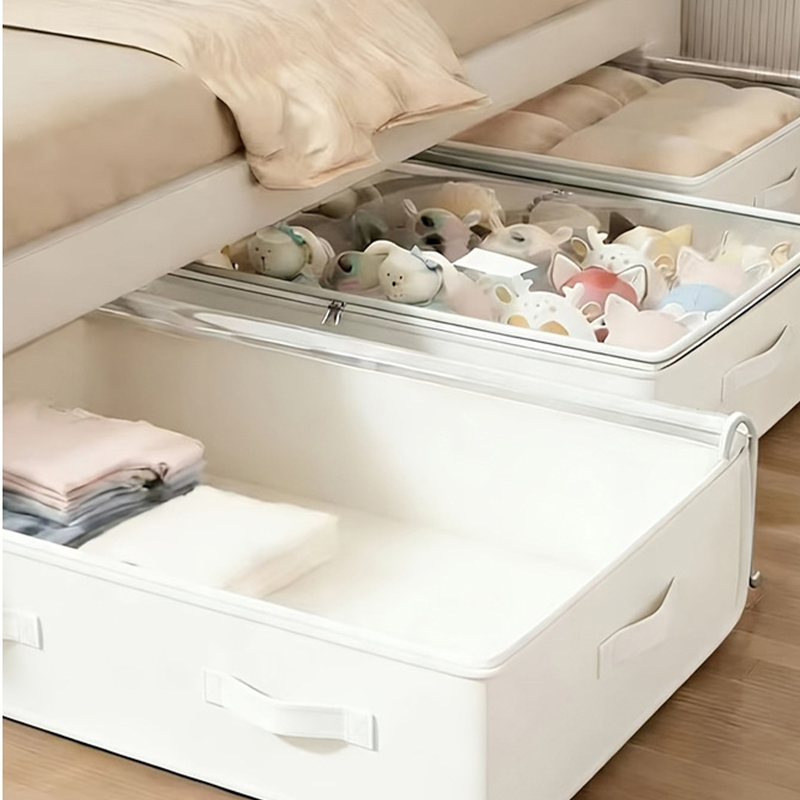 🛏️ Opvouwbare opbergtas voor onder het bed met ritssluiting – Ruimtebesparend en praktisch ✨