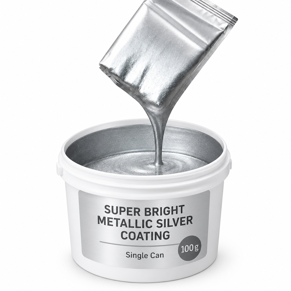 🎨 Metallic Zilververf op Waterbasis