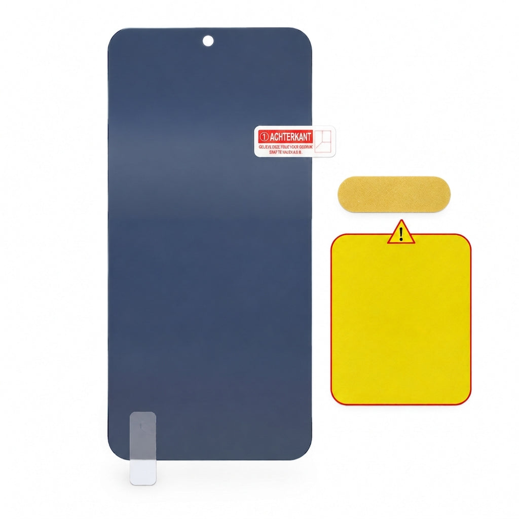Gradiënte Privacy Hydrogel Screenprotector - Kleurrijke Anti-TPU Film met Eenvoudige Installatie Positioneringssticker - Compatibel met 18 Pro Max 17 Air 16 15 14 Series