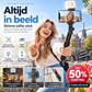 📱 180 cm Smart Selfiestick met Automatische Gezichtsherkenning – Film en Maak Foto's met Meer Vrijheid