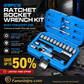 🥳HOT SALE🥳💞50K+ VERKOCHT! Ratelsleutelset – Vanaf £39.99! 29-delig, chroom-vanadium & opbergkoffer. Repareer alles – bestel nu! ✅
