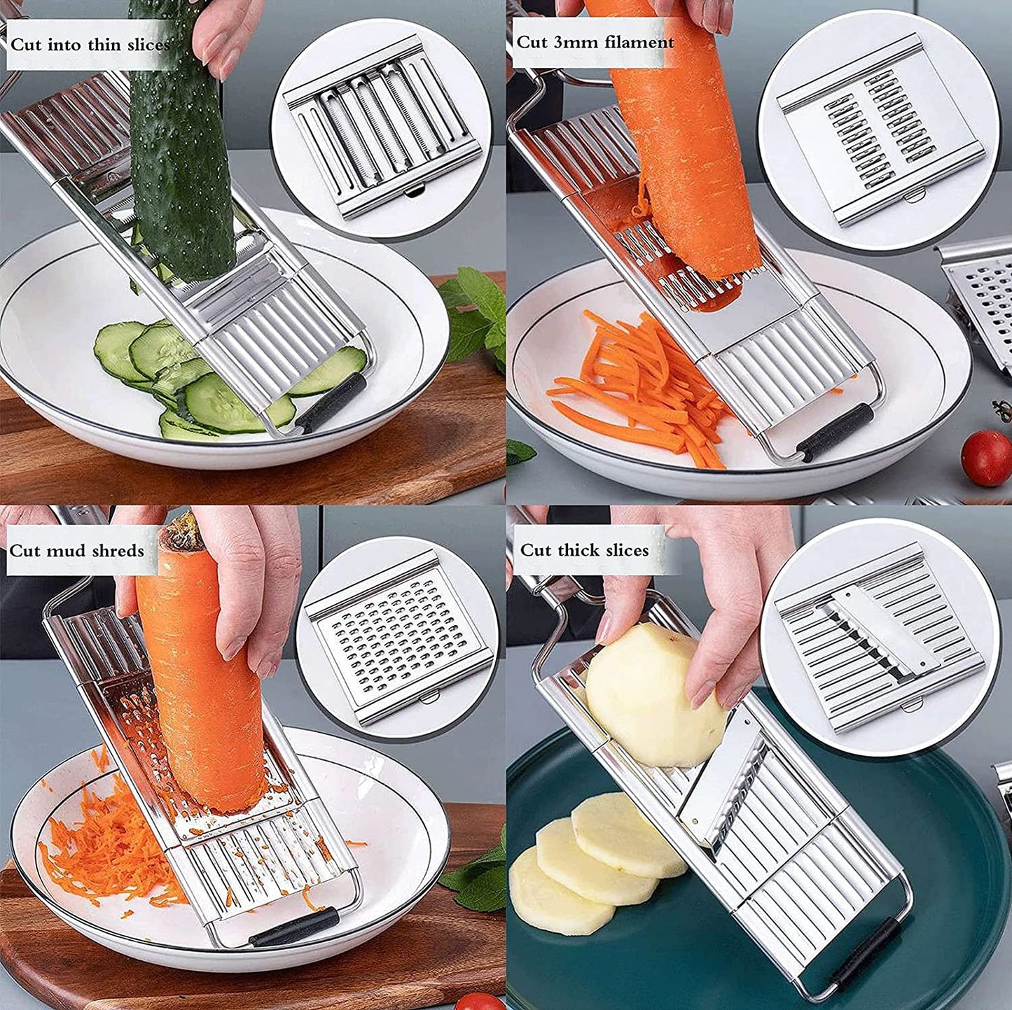 Nieuwjaar 2023 Sale Multi-Purpose Vegetable Slicer Cuts Set