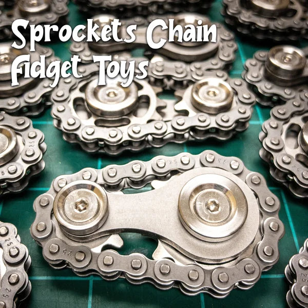 Tandwielen Fietsketting Fidget Spinner Speelgoed