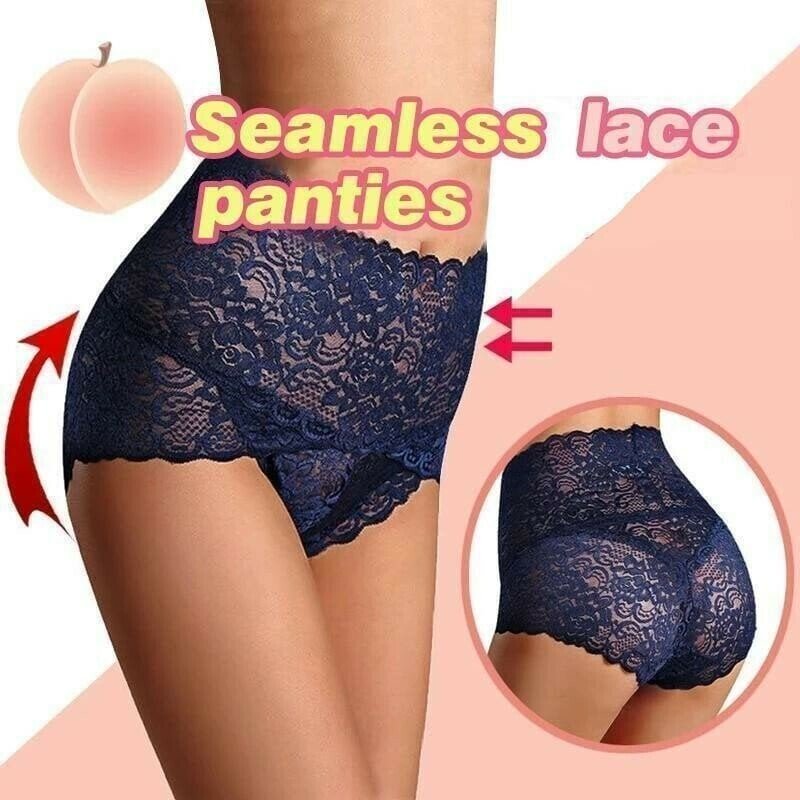 Kanten Slipjes met Hoge Taille en een Sexy Uitstraling