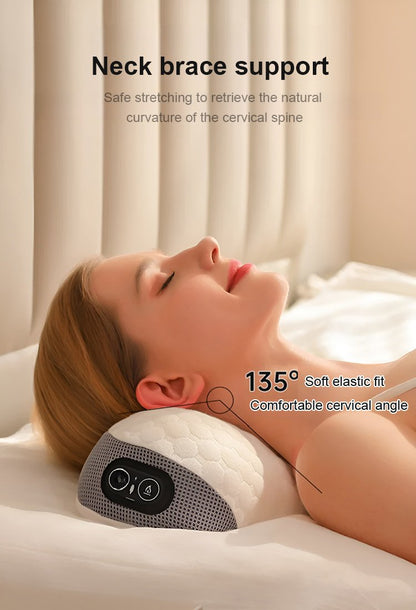 Breathable Memory Foam Heated Vibrating Neck Massager