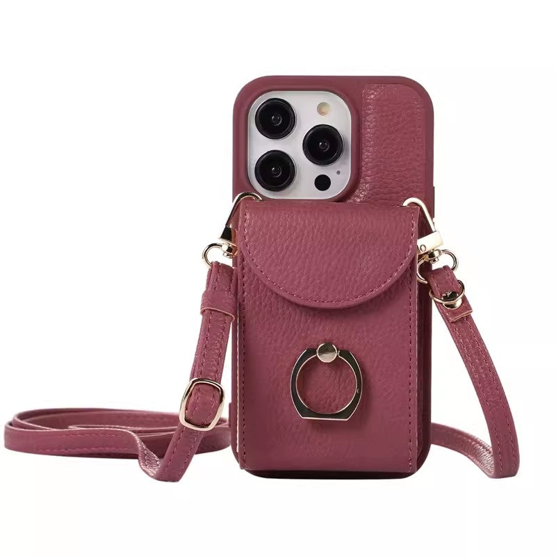 Kerstcadeau- Multi-Functionele Crossbodytas Met Zak Voor iPhone -Serie Telefoons